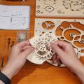 RoboTime 3D wooden mechanical puzzle Owl clock